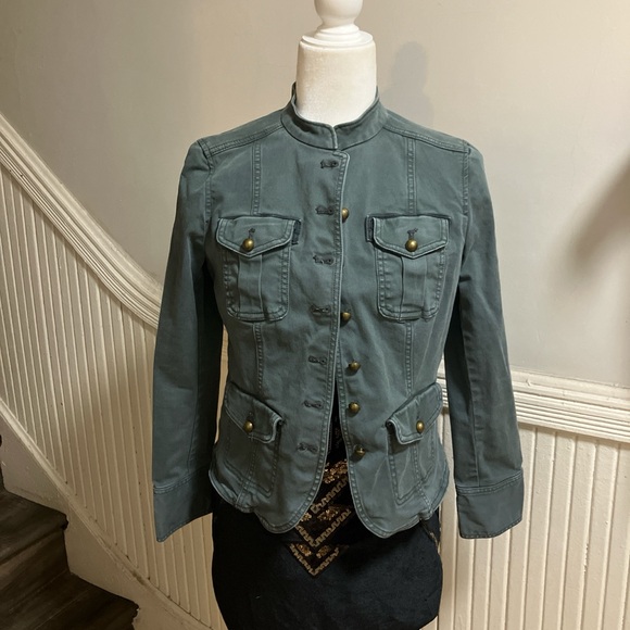 Military Jacket with Gold Buttons - Picture 3 of 9